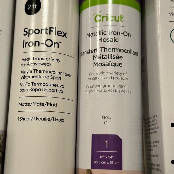 Cricut Bundle Mats Pens Premium Holographic Metallic Heat Transfer Removable - Picture 5 of 10